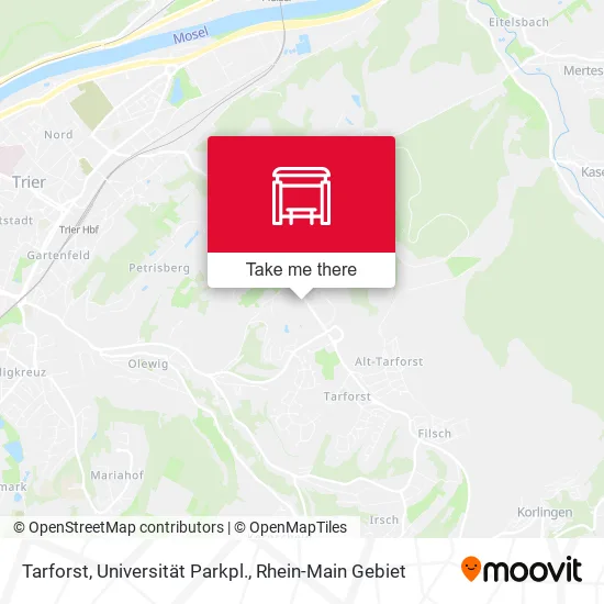 Tarforst, Universität Parkpl. map