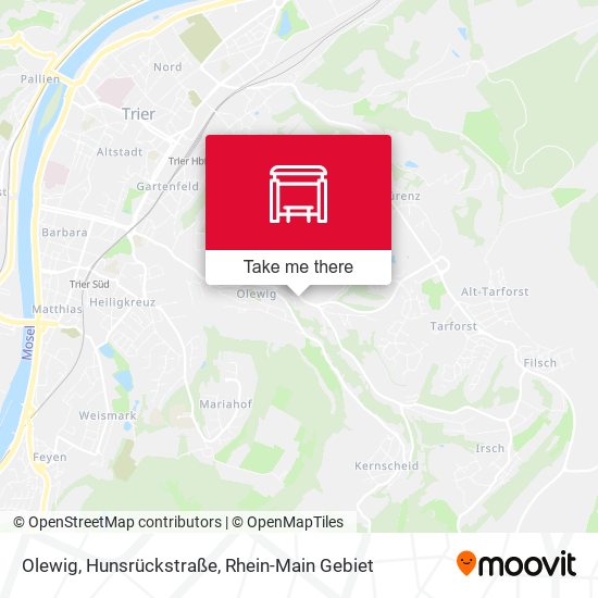 Olewig, Hunsrückstraße map