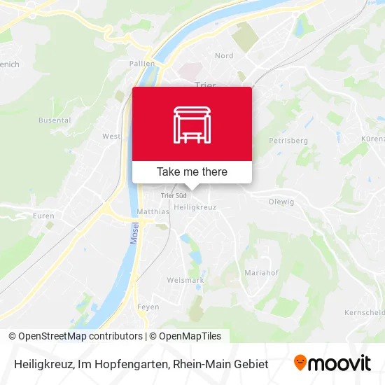 Карта Heiligkreuz, Im Hopfengarten