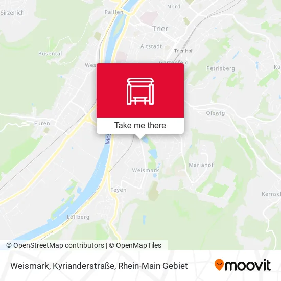 Карта Weismark, Kyrianderstraße