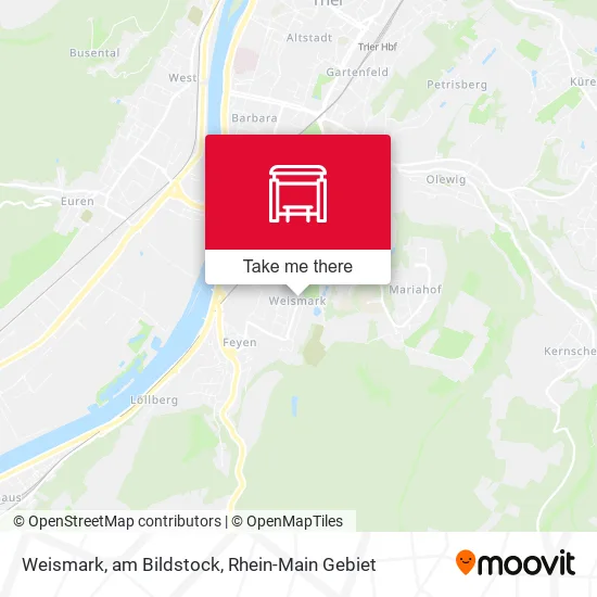 Карта Weismark, am Bildstock