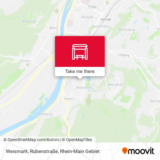 Карта Weismark, Rubenstraße