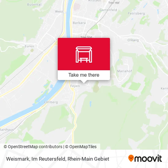 Weismark, Im Reutersfeld map