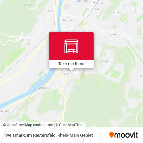Weismark, Im Reutersfeld map
