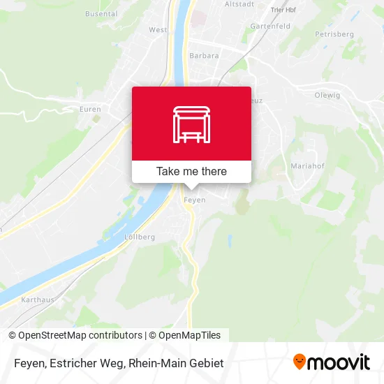 Карта Feyen, Estricher Weg
