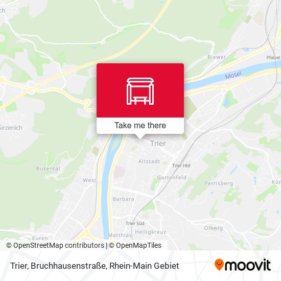 Trier, Bruchhausenstraße map