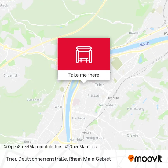 Карта Trier, Deutschherrenstraße