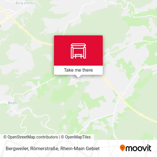 Карта Bergweiler, Römerstraße