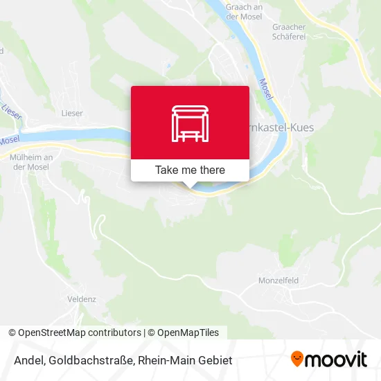 Карта Andel, Goldbachstraße