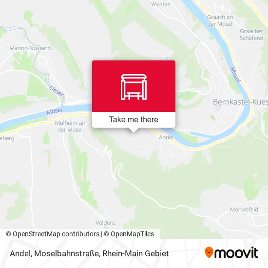 Карта Andel, Moselbahnstraße