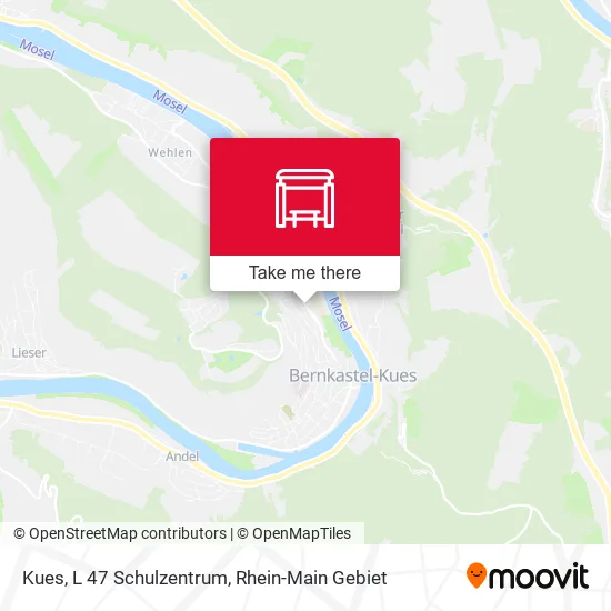Карта Kues, L 47 Schulzentrum