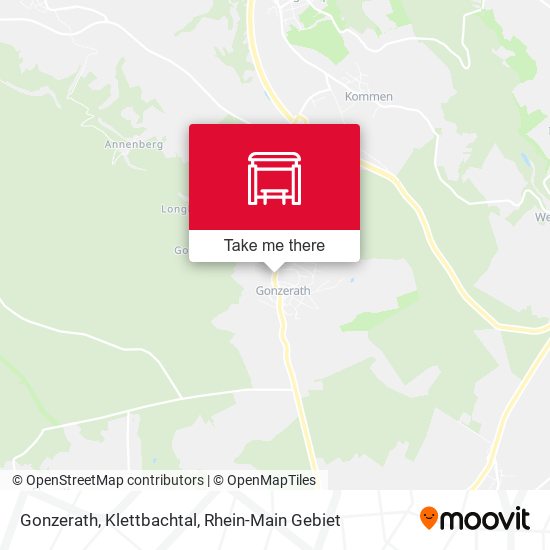 Карта Gonzerath, Klettbachtal