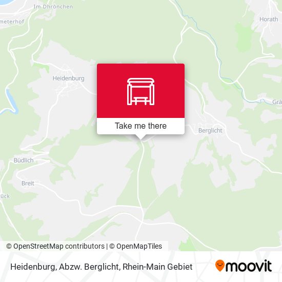 Heidenburg, Abzw. Berglicht map