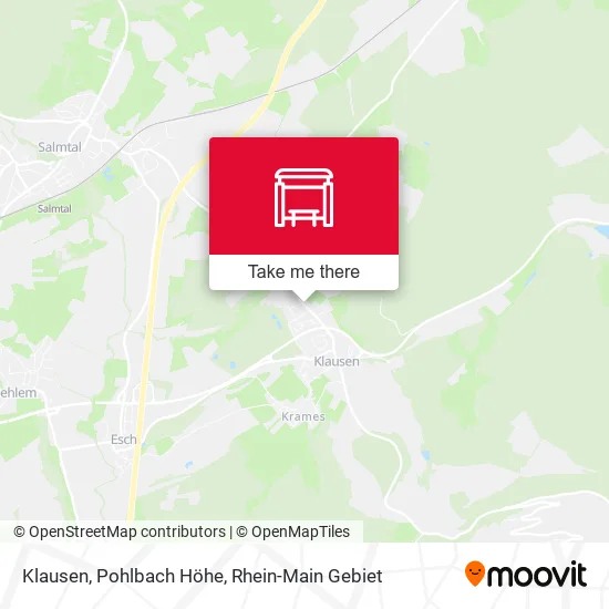 Карта Klausen, Pohlbach Höhe