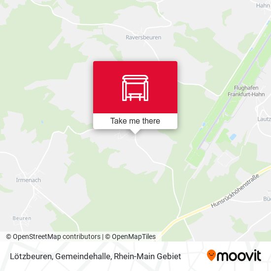 Lötzbeuren, Gemeindehalle map
