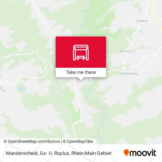 Карта Manderscheid, Gs- U. Rsplus