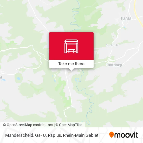 Карта Manderscheid, Gs- U. Rsplus