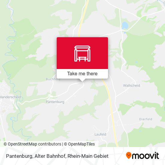 Pantenburg, Alter Bahnhof map