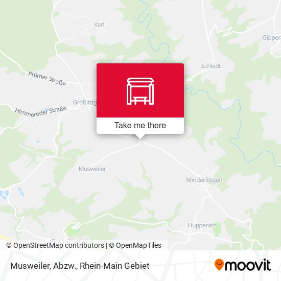 Карта Musweiler, Abzw.