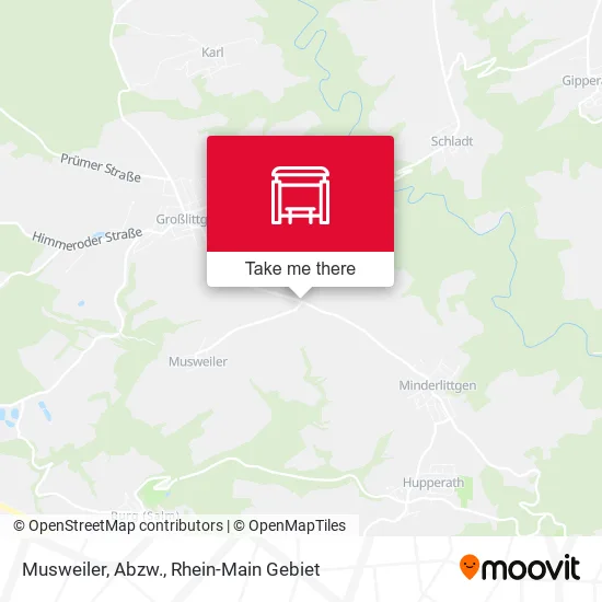 Карта Musweiler, Abzw.