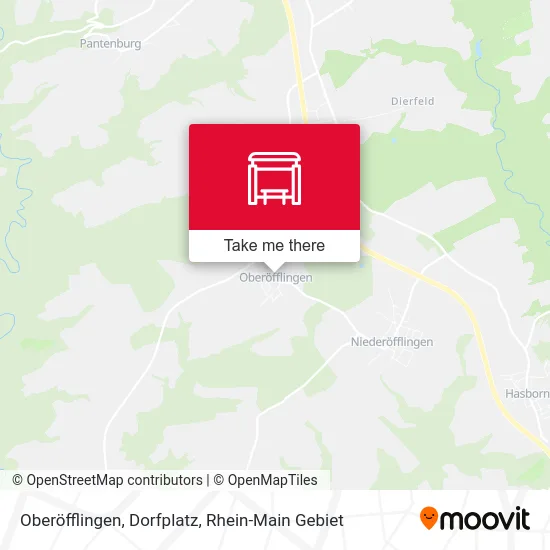 Карта Oberöfflingen, Dorfplatz