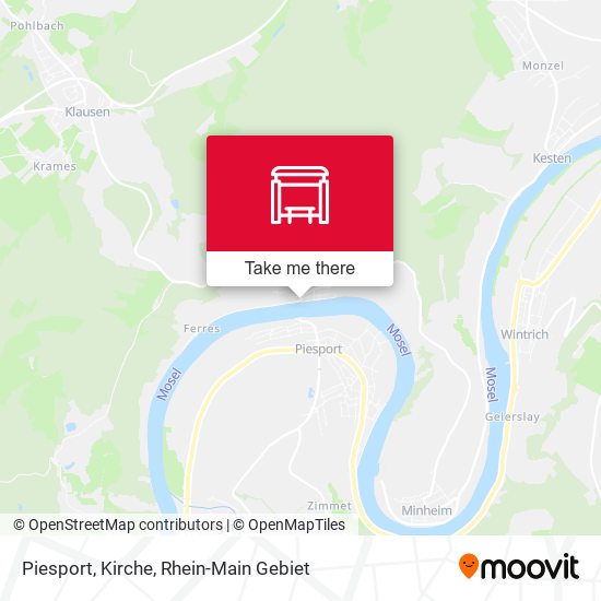 Piesport, Kirche map