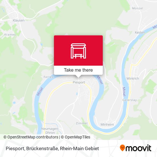 Piesport, Brückenstraße map