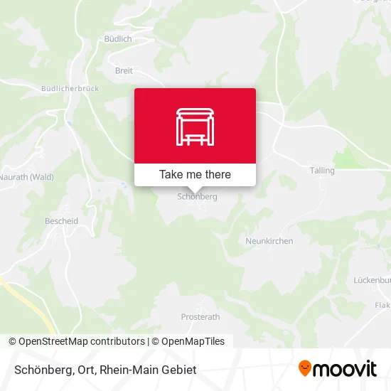 Карта Schönberg, Ort