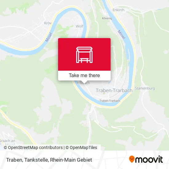 Карта Traben, Tankstelle