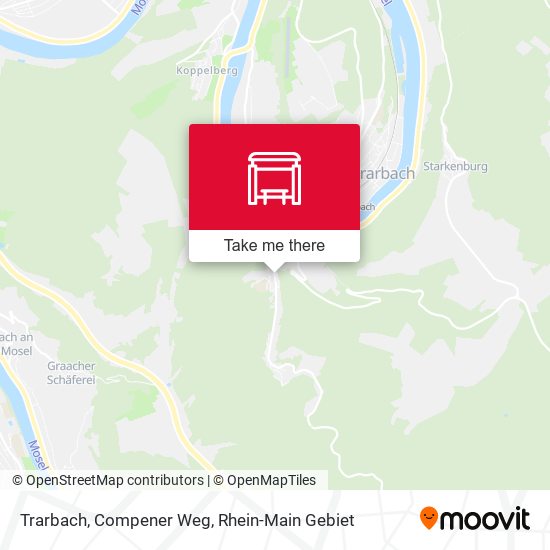 Карта Trarbach, Compener Weg