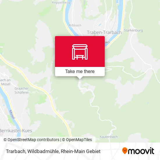Карта Trarbach, Wildbadmühle