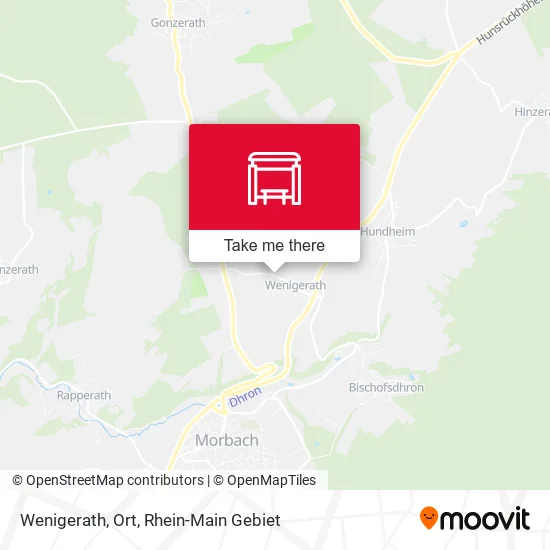 Wenigerath, Ort map