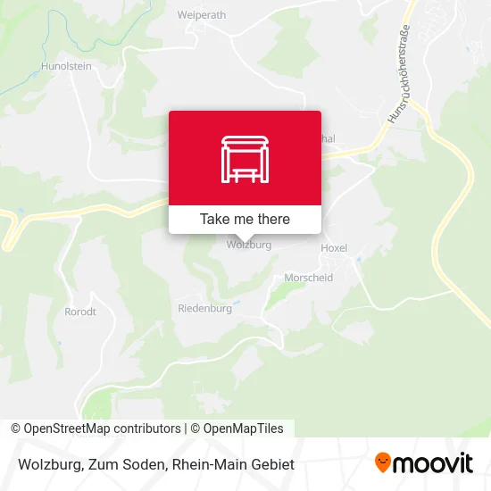 Карта Wolzburg, Zum Soden