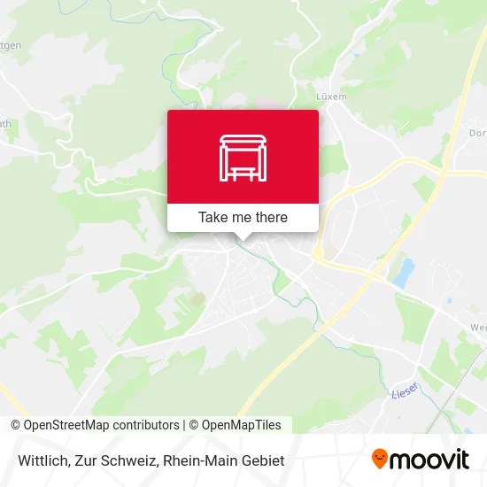 Карта Wittlich, Zur Schweiz