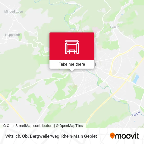 Карта Wittlich, Ob. Bergweilerweg