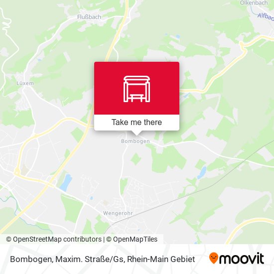 Карта Bombogen, Maxim. Straße/Gs