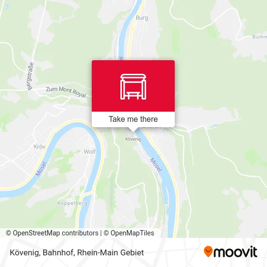 Карта Kövenig, Bahnhof