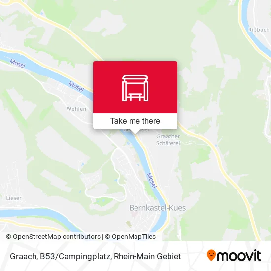 Карта Graach, B53/Campingplatz