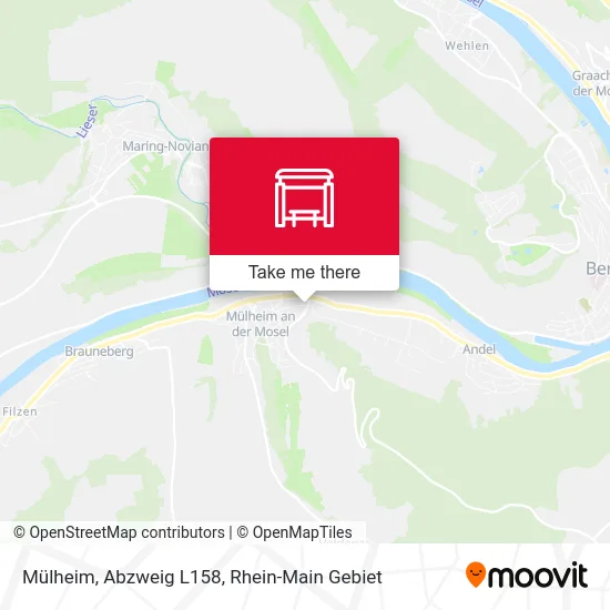 Карта Mülheim, Abzweig L158
