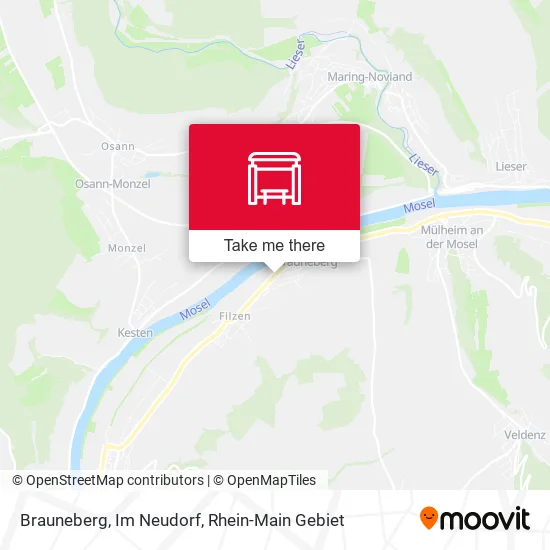 Карта Brauneberg, Im Neudorf
