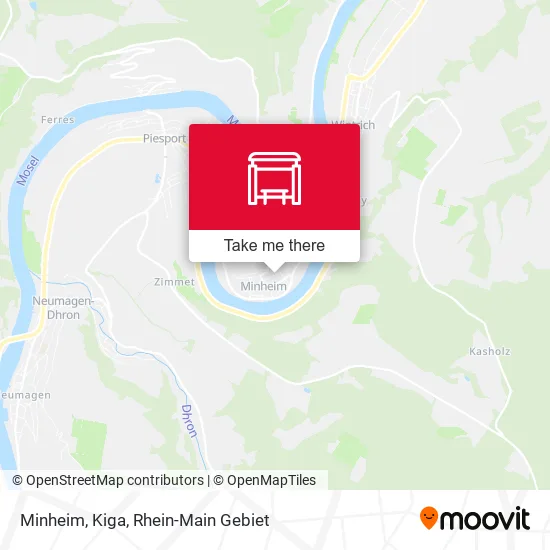 Карта Minheim, Kiga