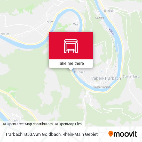 Trarbach, B53/Am Goldbach map