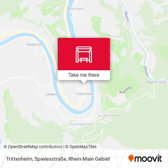Карта Trittenheim, Spielesstraße