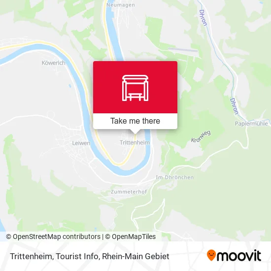 Карта Trittenheim, Tourist Info