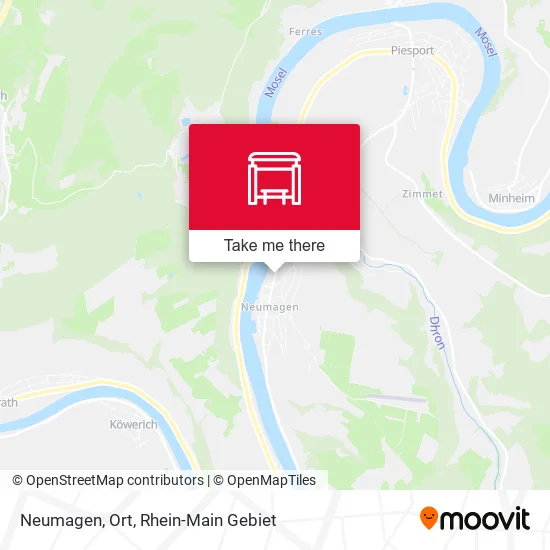 Карта Neumagen, Ort
