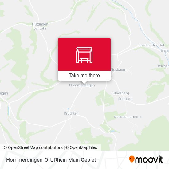 Карта Hommerdingen, Ort