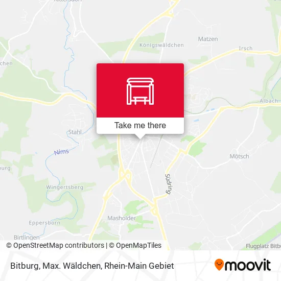 Карта Bitburg, Max. Wäldchen