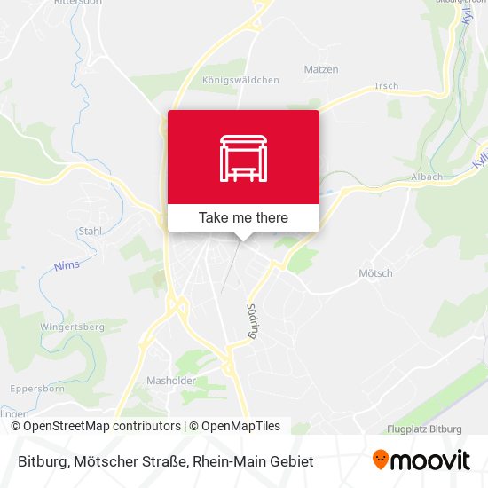 Карта Bitburg, Mötscher Straße