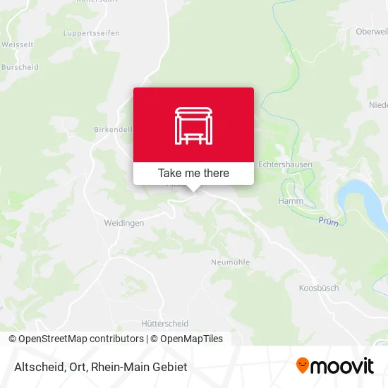 Карта Altscheid, Ort