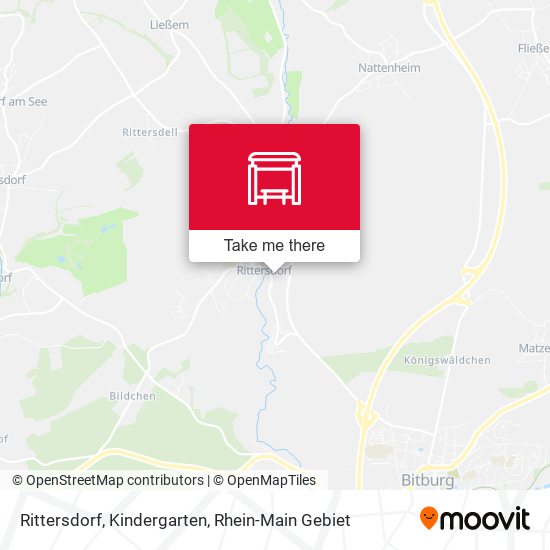 Rittersdorf, Kindergarten map